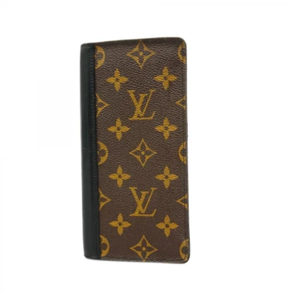 Louis Vuitton Vintage Pre-owned Canvas wallets Brown Heren