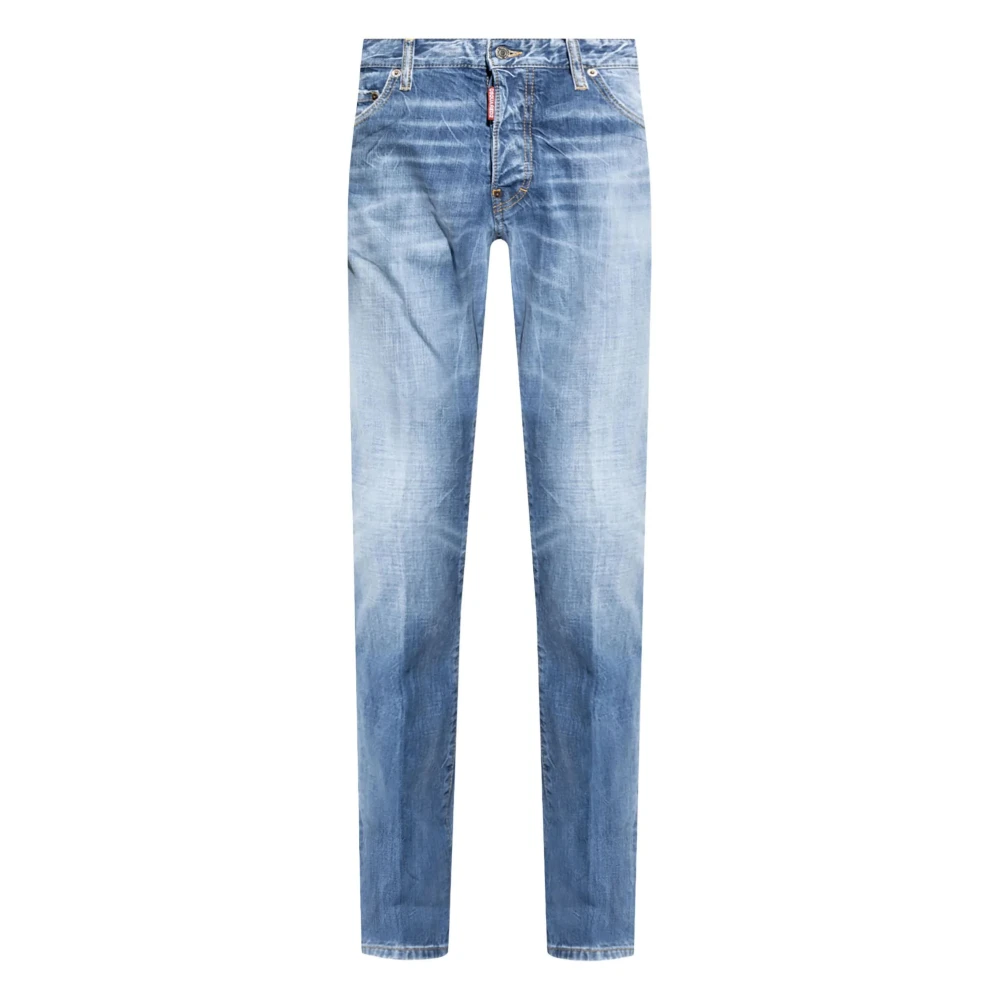 Dsquared2 Blue Slim Fit Jeans, Male, M, Casual Trousers