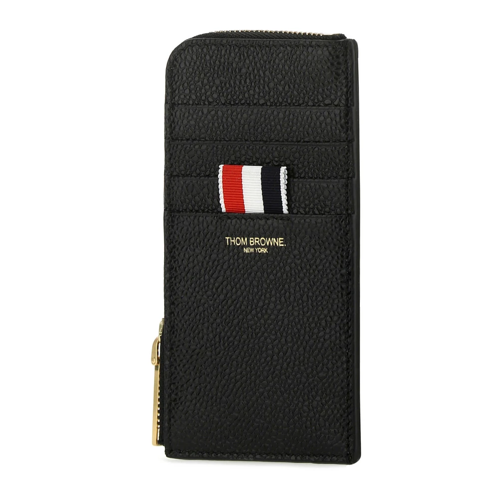 Thom Browne Kaarthouder van korrelleer met creditcardvakjes Black Heren
