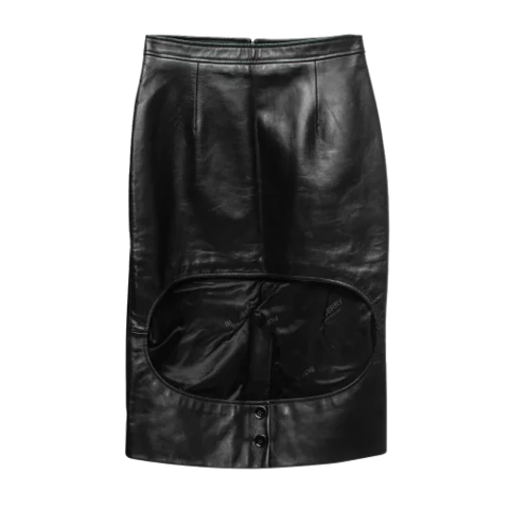 Burberry Vintage Pre-owned Leather bottoms Black Dames