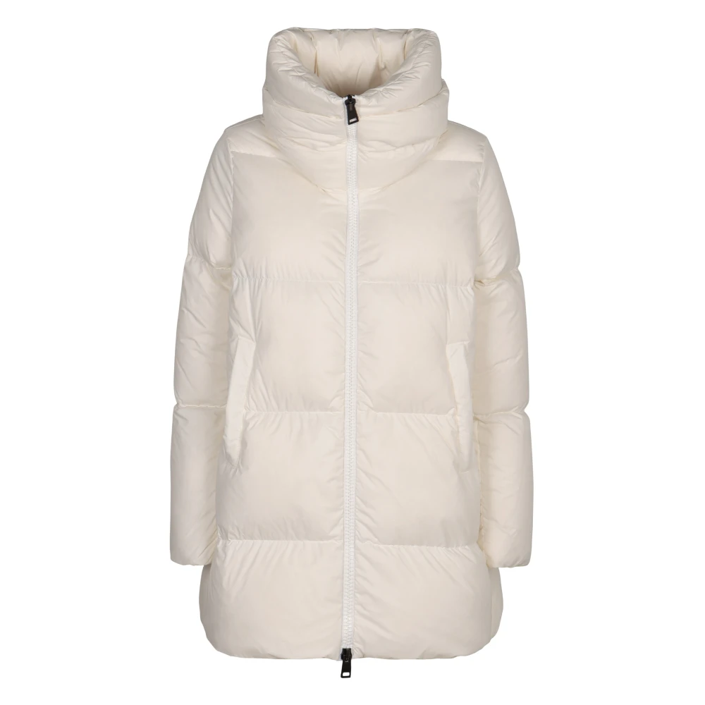 Herno Women's White Nylon Down Jacket