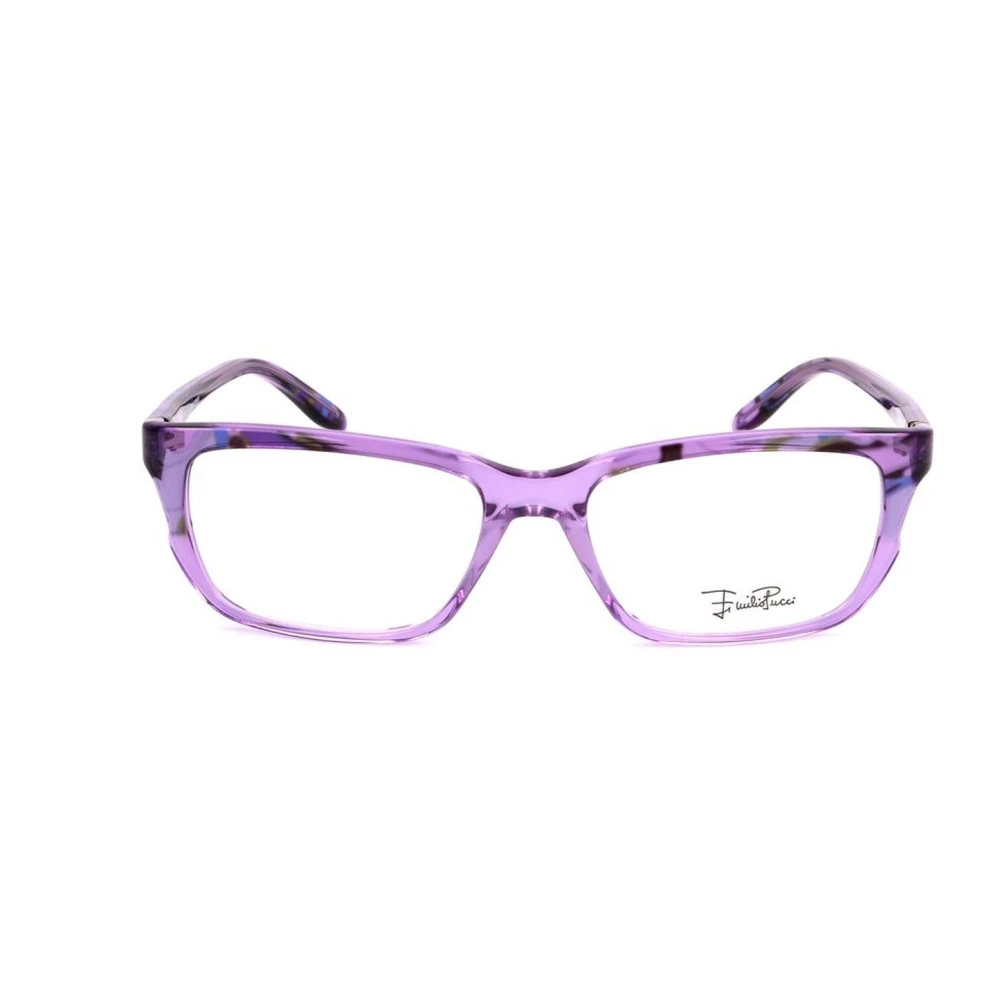 EMILIO PUCCI Paarse plastic montuur met wijzerplaat armband Purple Dames