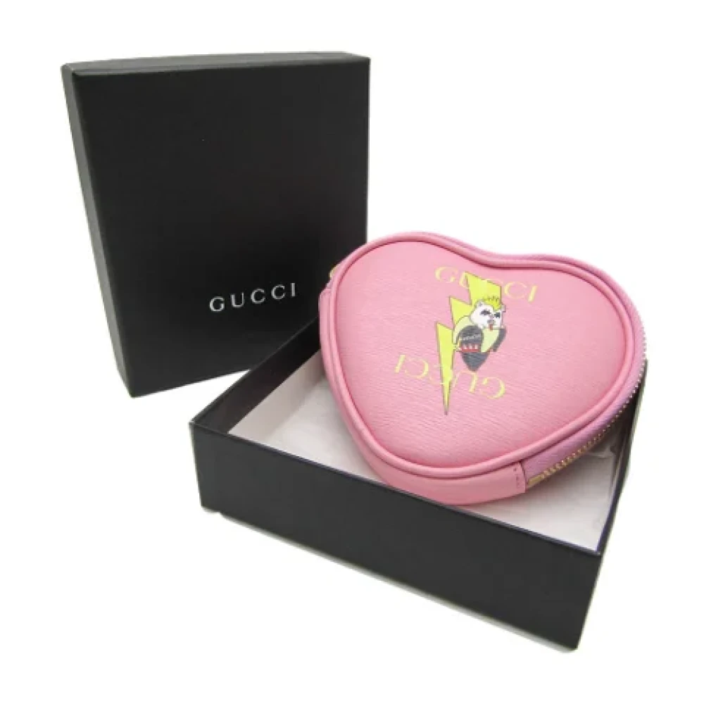 Gucci Vintage Pre-owned Leather wallets Pink Dames