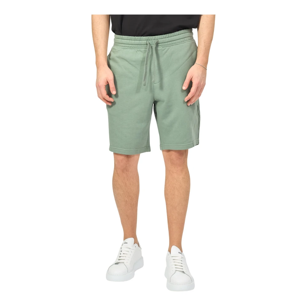 Hugo Boss Gröna Shorts med Sidofickor Green, Herr