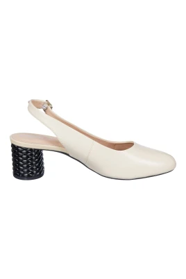 Block-klack Pumps med Slingback-rem