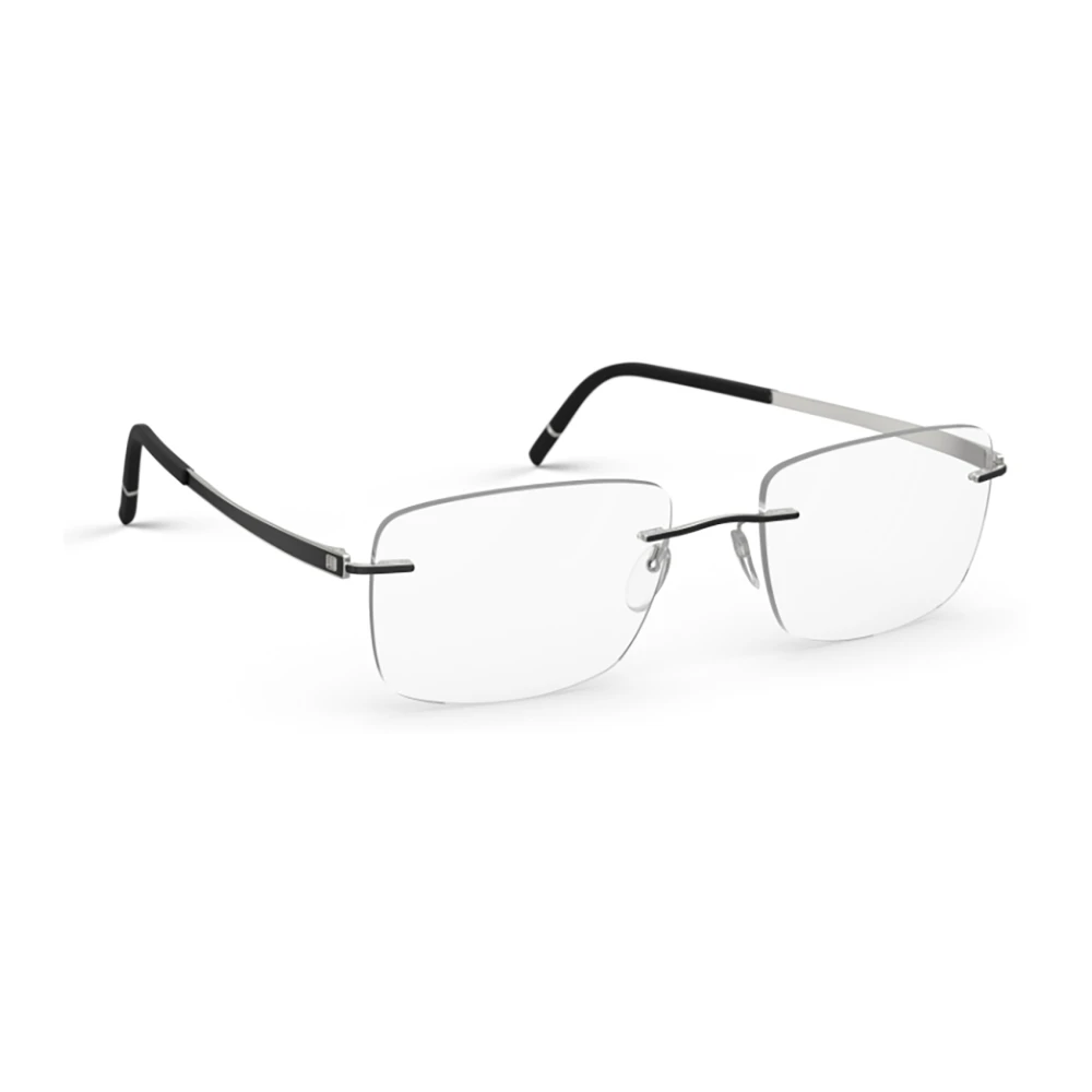 Silhouette Stijlvolle Optische Monturen voor Vrouwen Black Dames