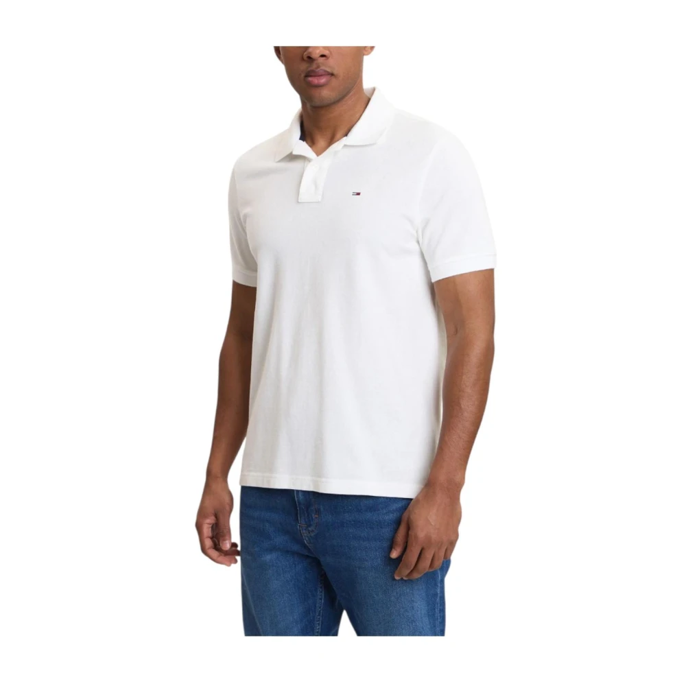 Tommy Hilfiger Men's White Polo Shirts, Xl, Polo Shirt