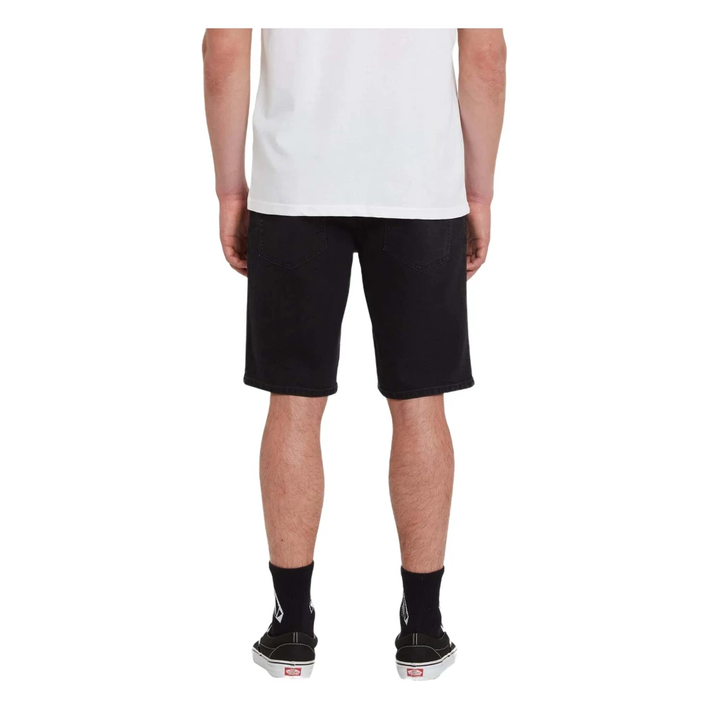Volcom Løser Denim Shorts Black Heren