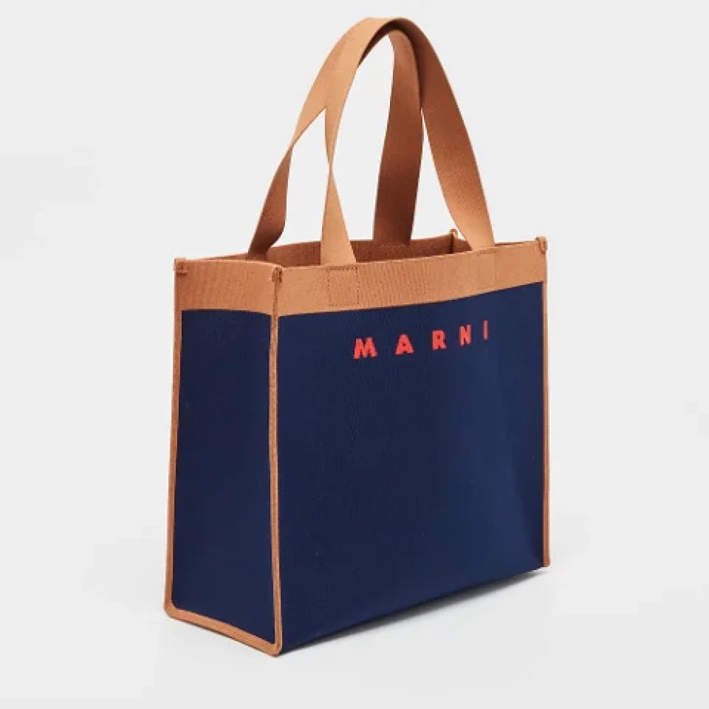 Marni Pre-owned Fabric totes Blue Dames