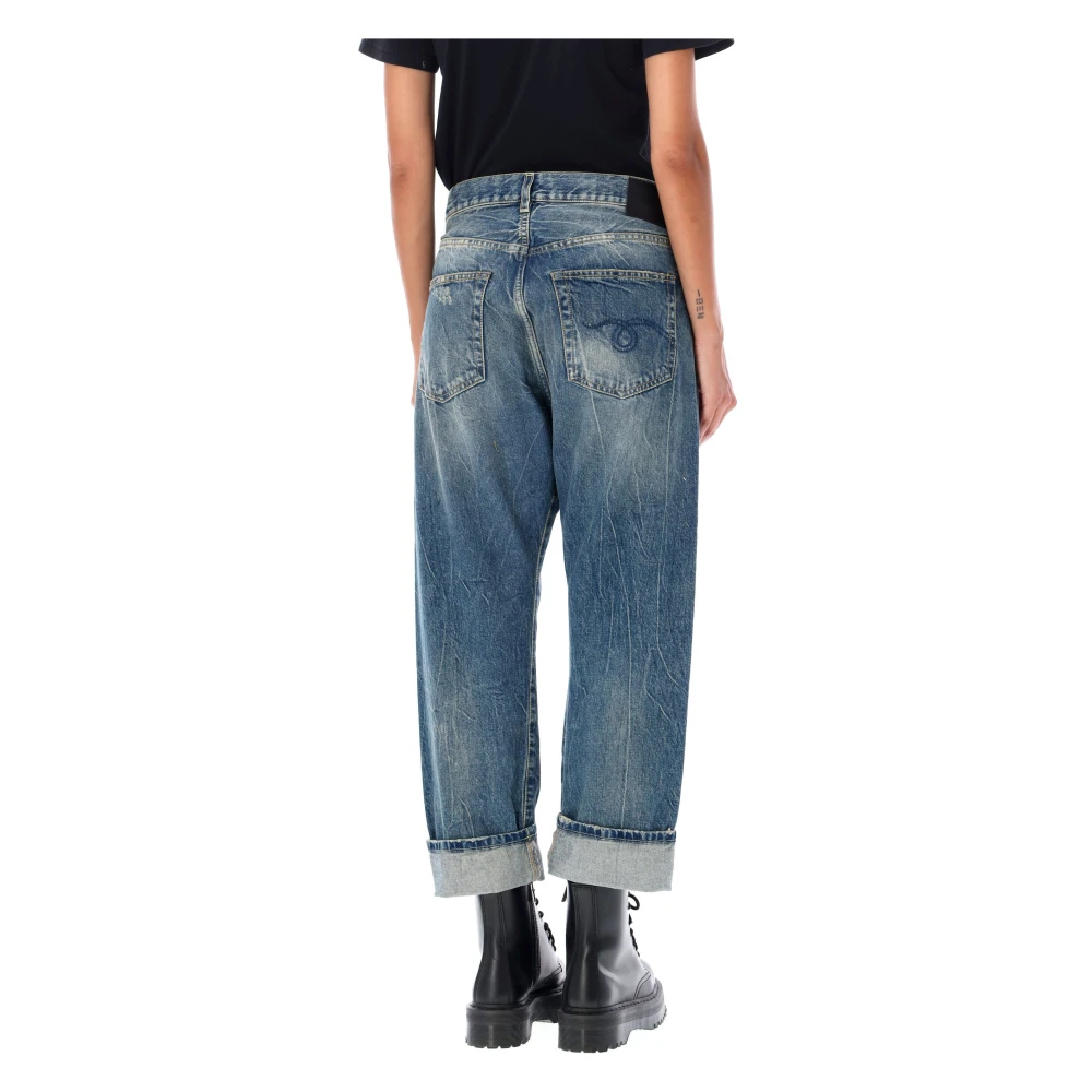R13 Crossover Jeans Blue Dames