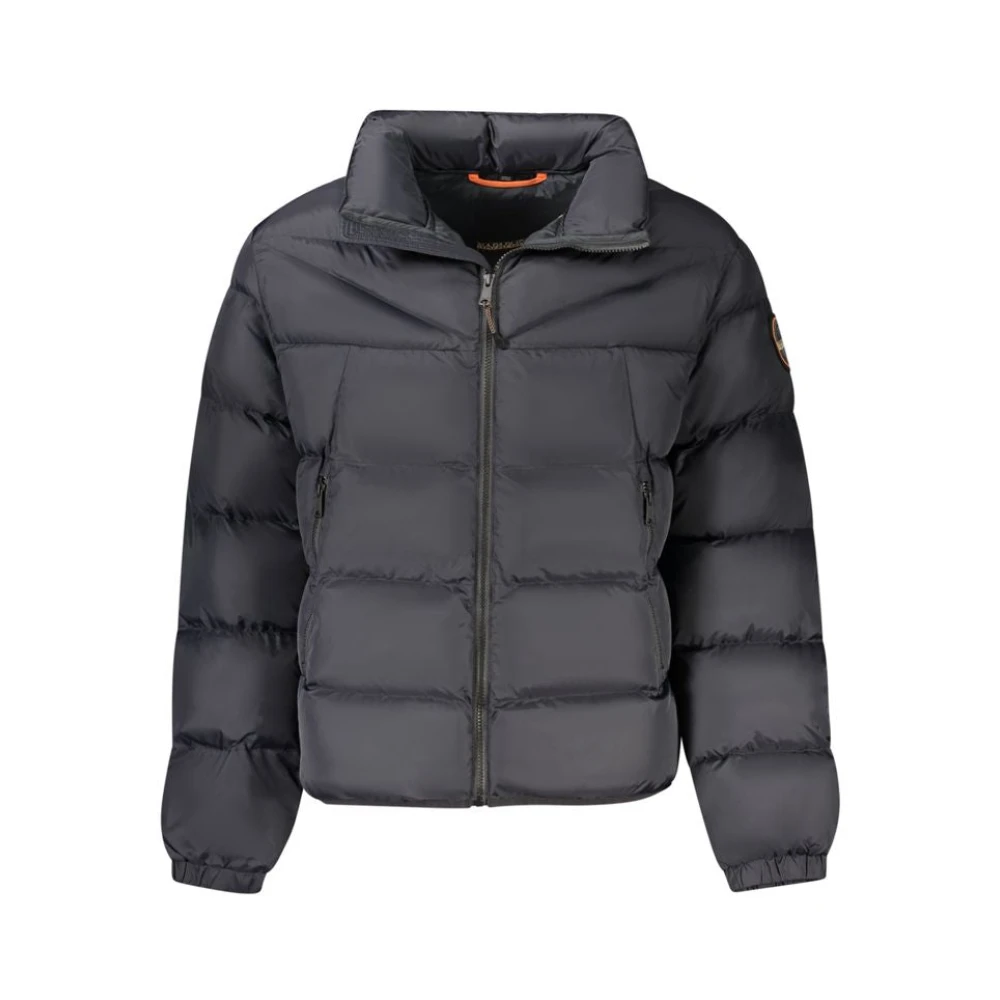 Napapijri Men's Black Polyamide Jacket - Winter Jackets - 2XL - Jackets