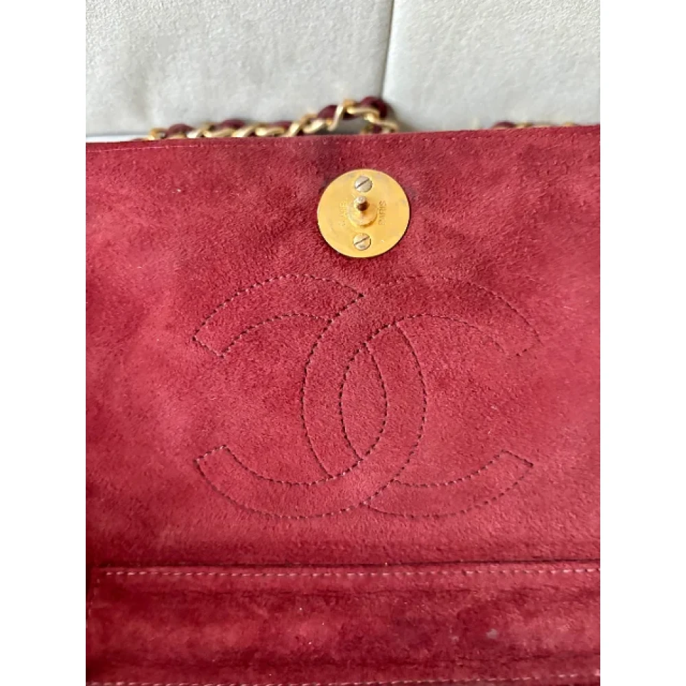 Chanel Vintage Pre-owned Fabric chanel-bags Red Dames