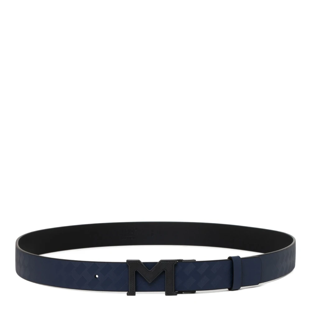 Montblanc Blauwe Gesp Riem Blue Heren