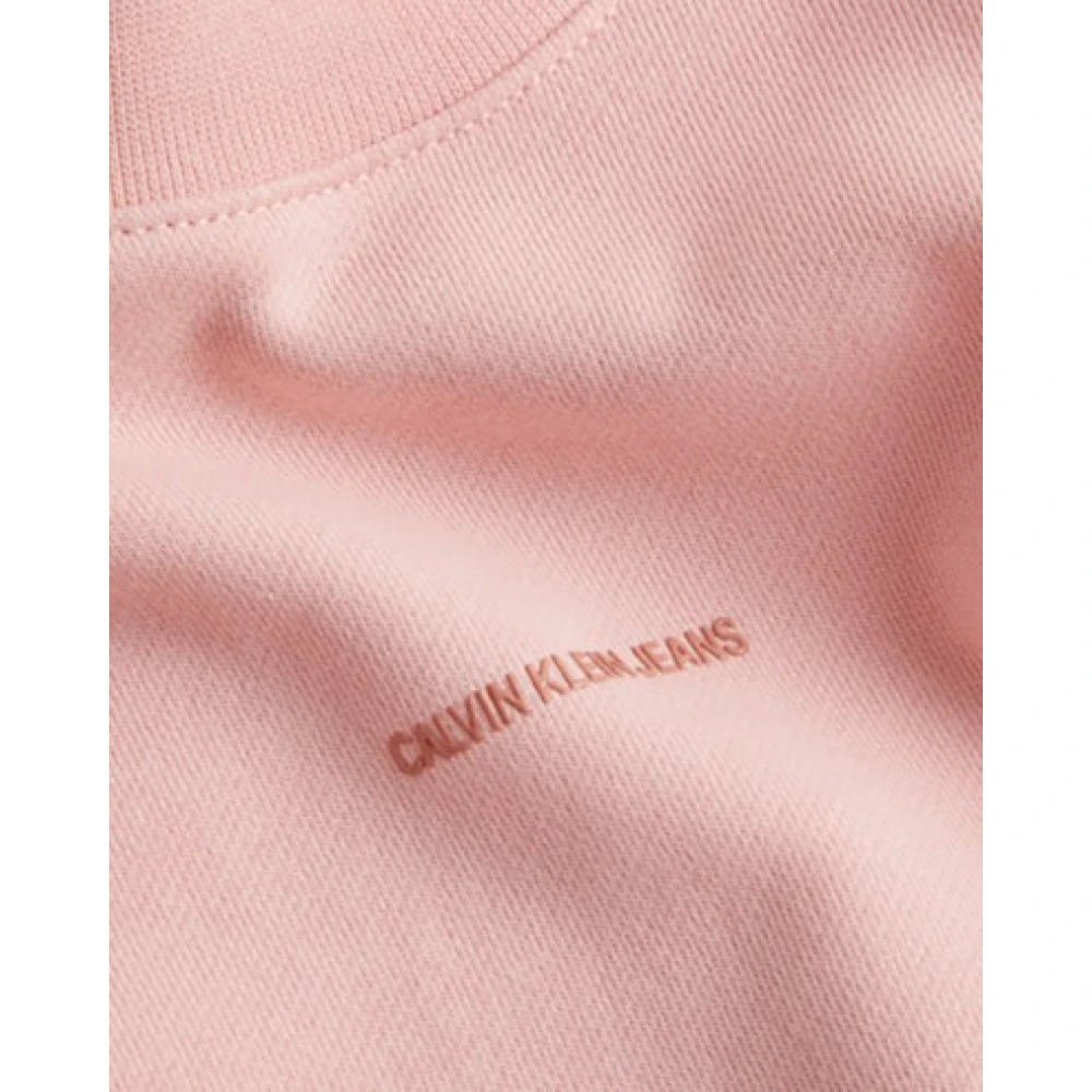 Calvin Klein Organisch Katoenen Damesjurk Pink Dames