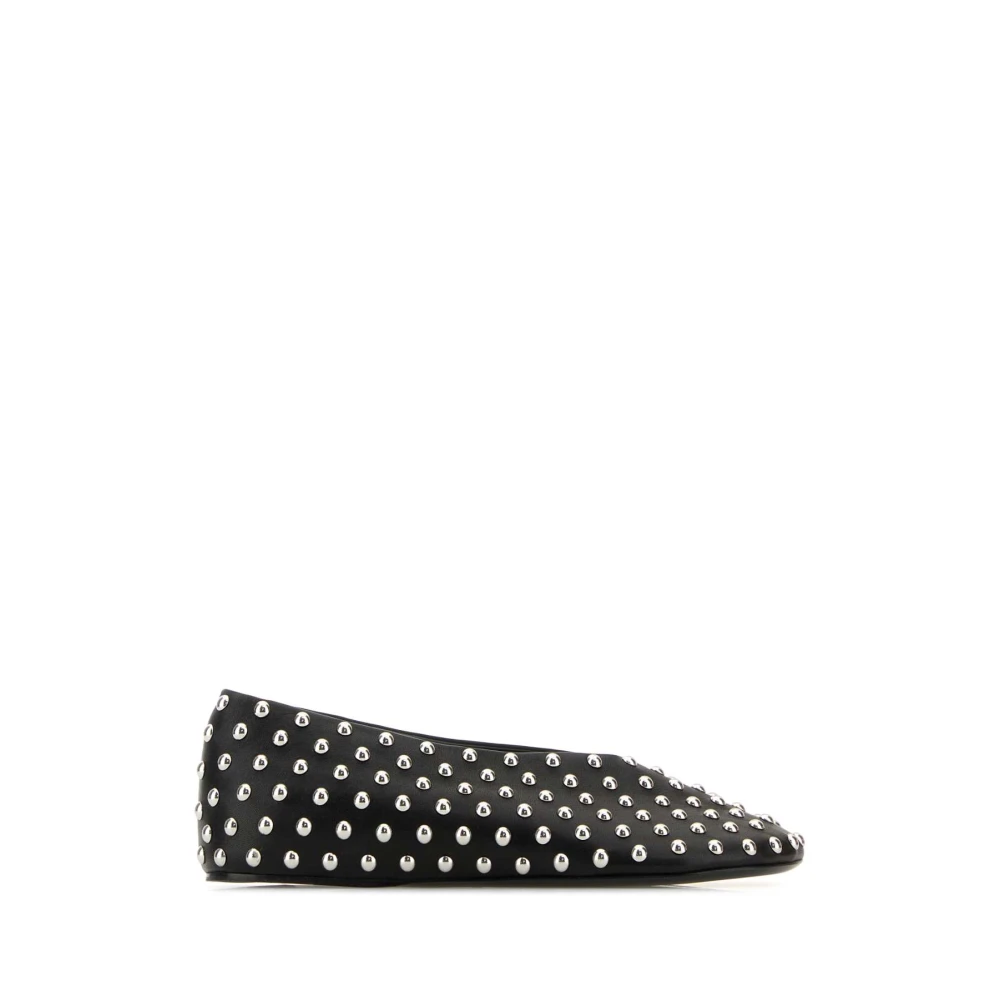 Jil Sander Women's Black Nappa Leather Ballerinas