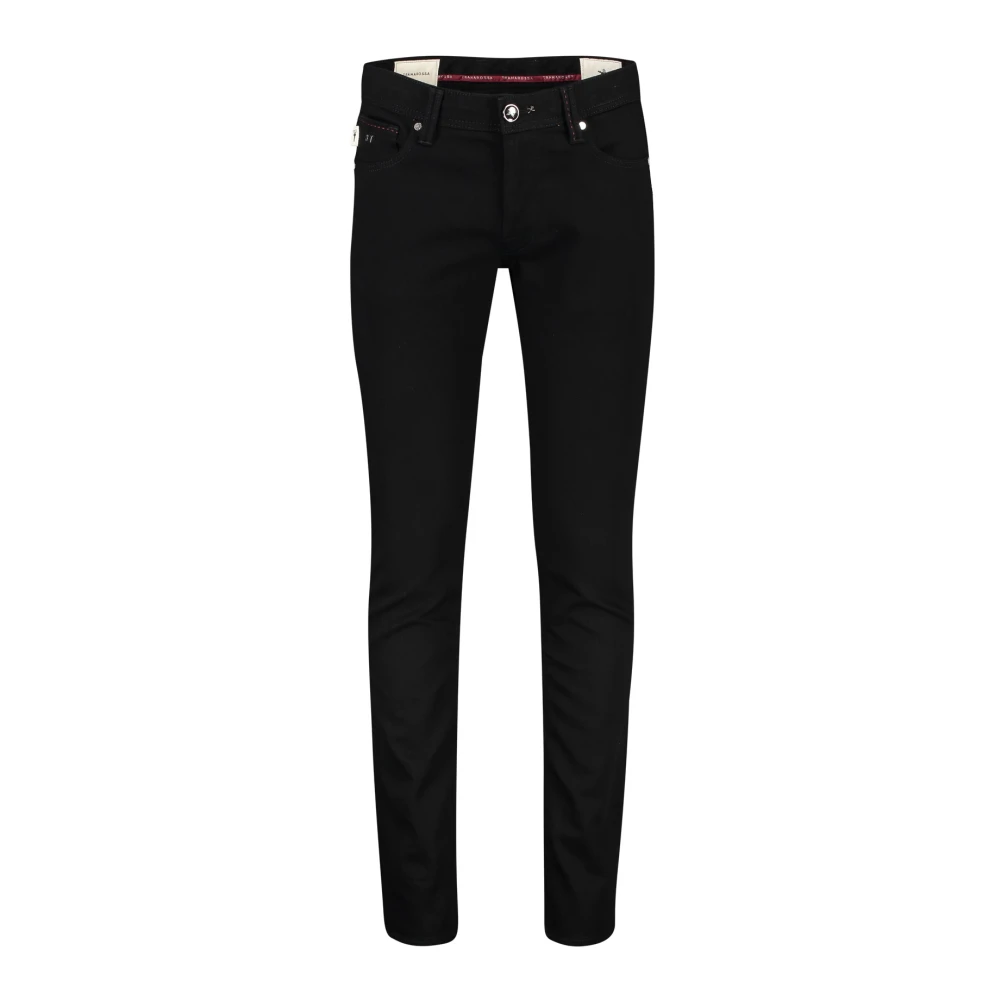 Tramarossa Zwarte Denim 5-Pocket Jeans Black Heren