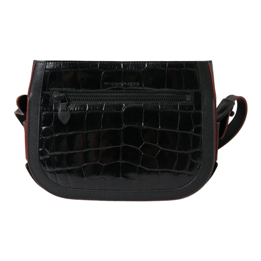 Balenciaga Exotische Leren Cameratas Black Dames