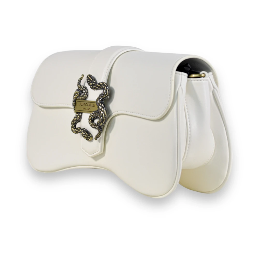 Just Cavalli Stijlvolle Shopping Tas White Dames