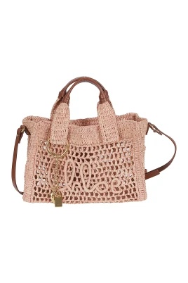 Liten East-West Tote Bag med axelrem