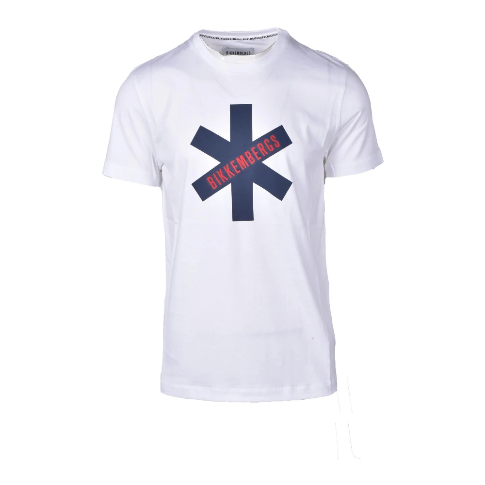 Bikkembergs Stijlvolle Katoenen T-Shirt Collectie White Heren