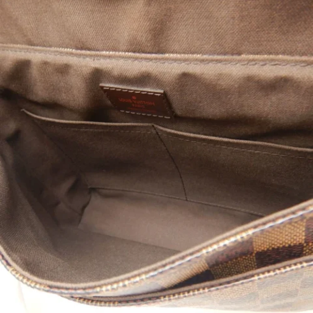 Louis Vuitton Vintage Pre-owned Canvas shoulder-bags Brown Dames
