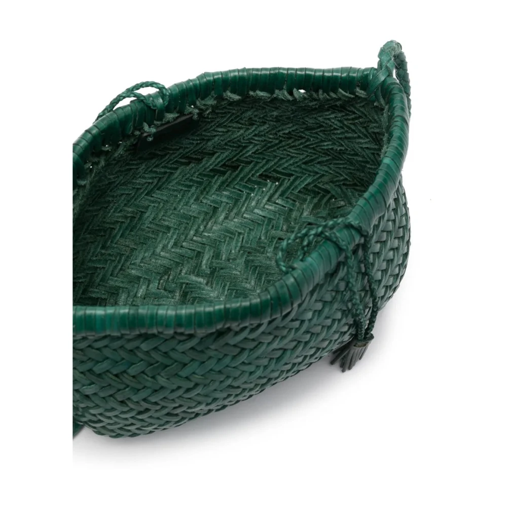 Dragon Diffusion Handgeweven Crossbody Tas Green Dames