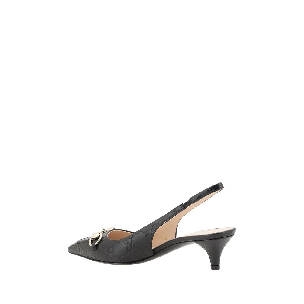 Gucci Horsebit Leren Pumps Black Dames