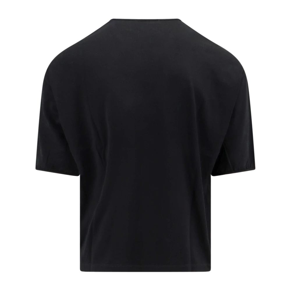 Lemaire Zwarte Ss24 T-shirts & Polos Black Heren