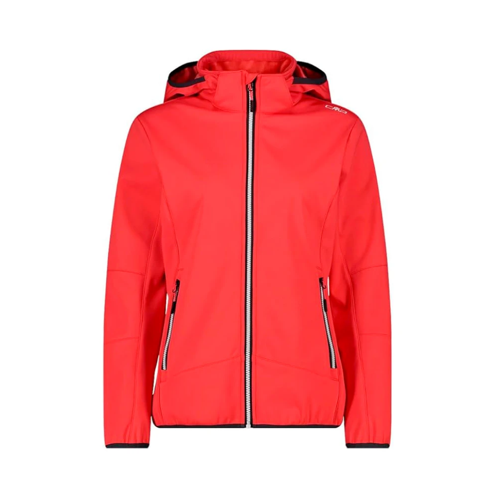 Cmp Women's Red Light Jackets,, Coral Waterproof Coat Regular Fit Medium