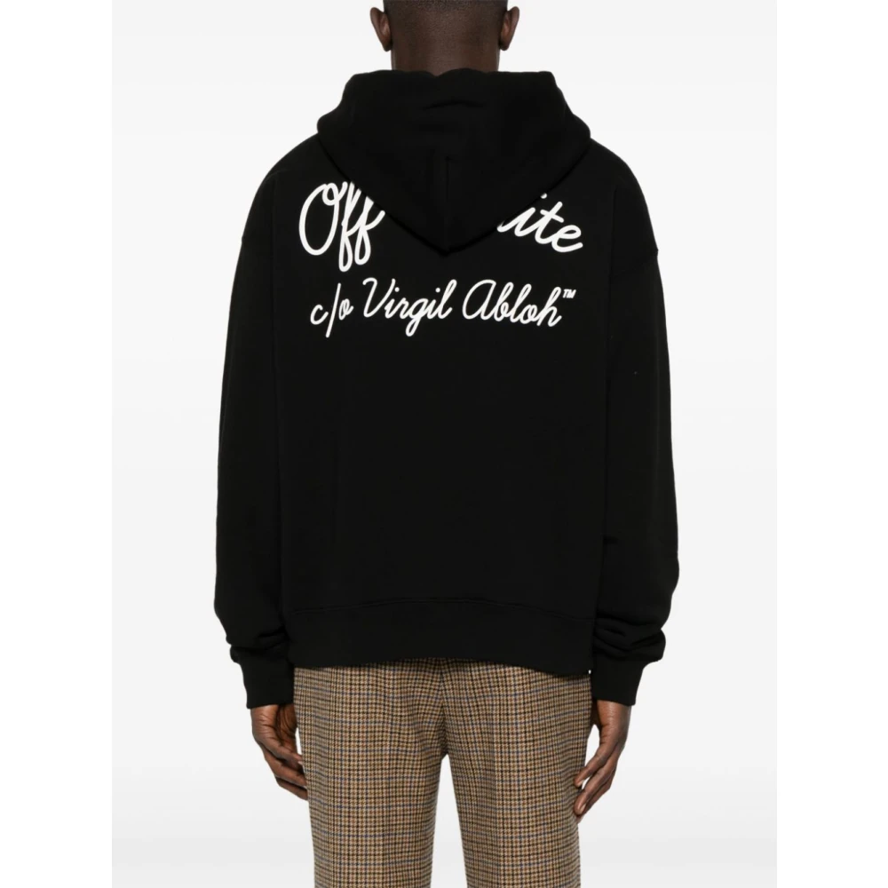 Off White Stijlvolle Sweatshirts in Zwart en Wit Black Heren