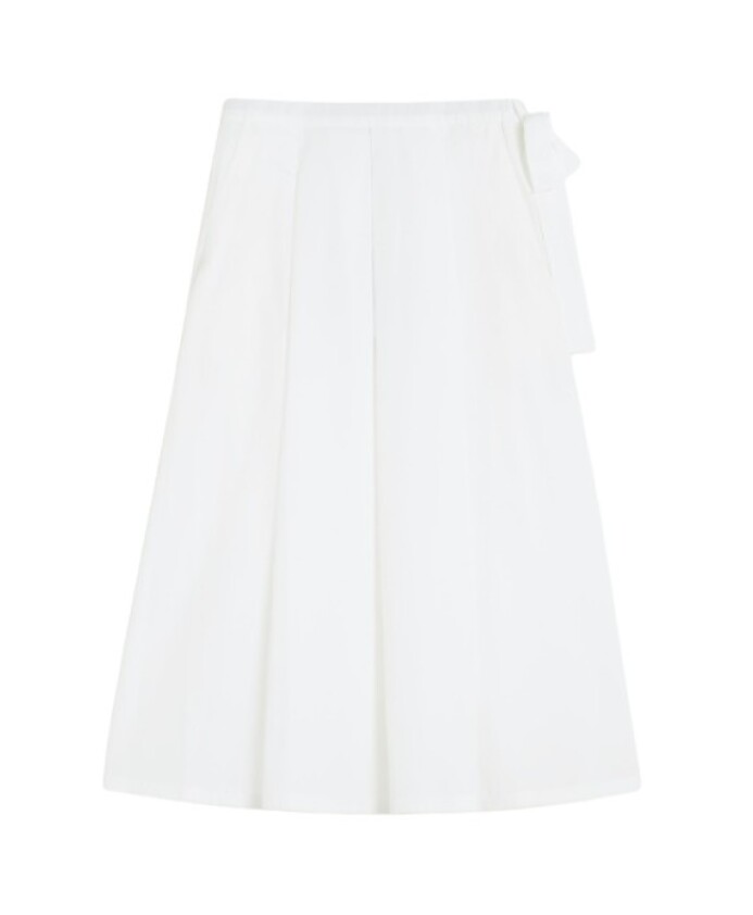 jupe-midi-blanche-avec-design-plisse