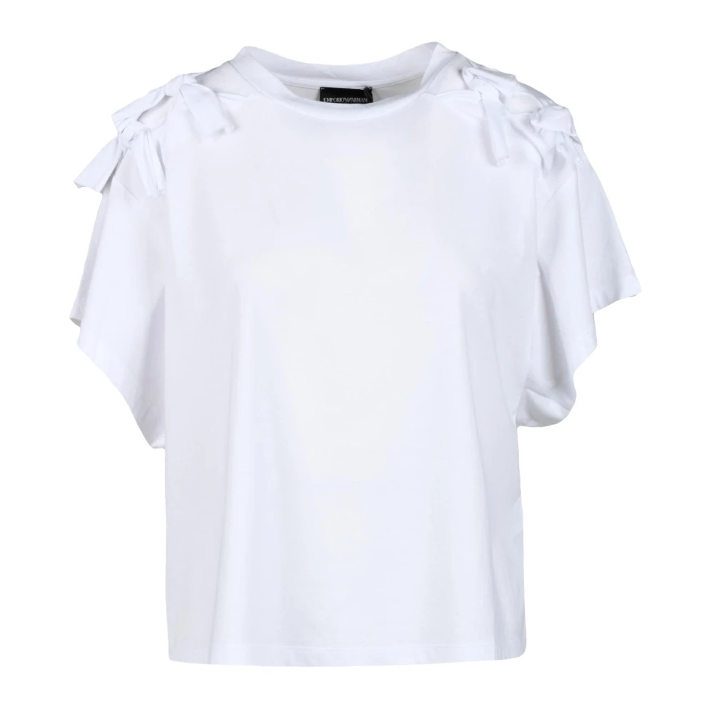 Emporio Armani Katoenen T-shirt Pink Dames