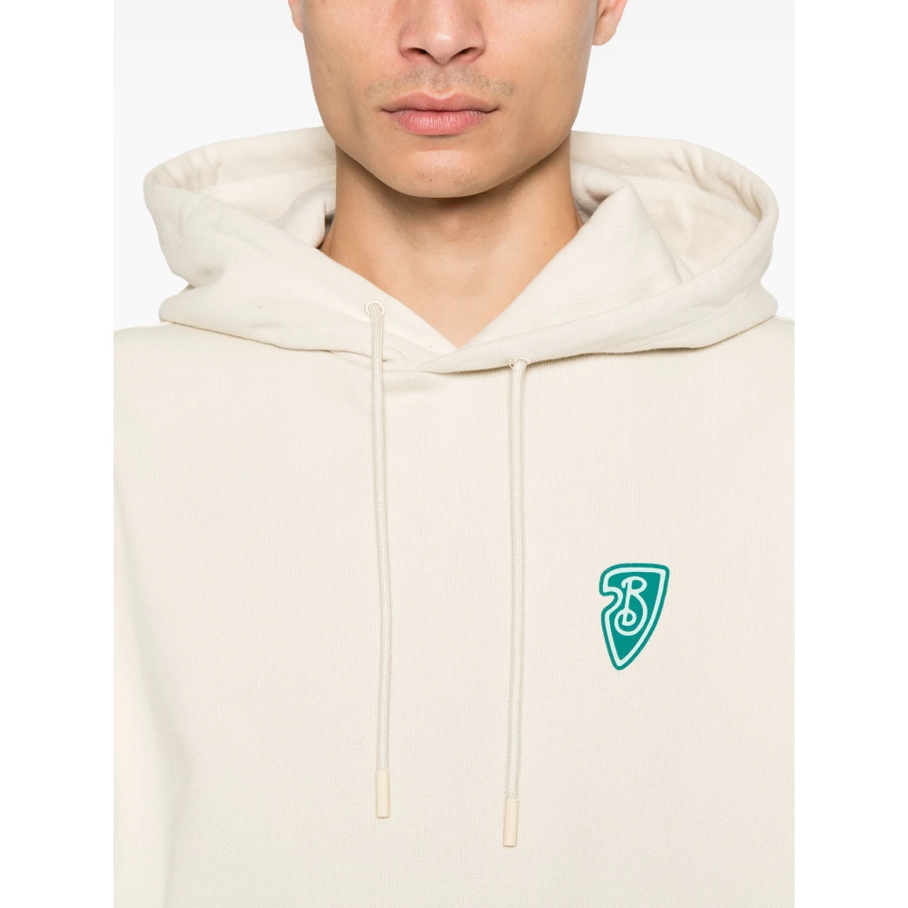 Burberry Alpine Hoodie voor stijlvolle uitstraling White Heren