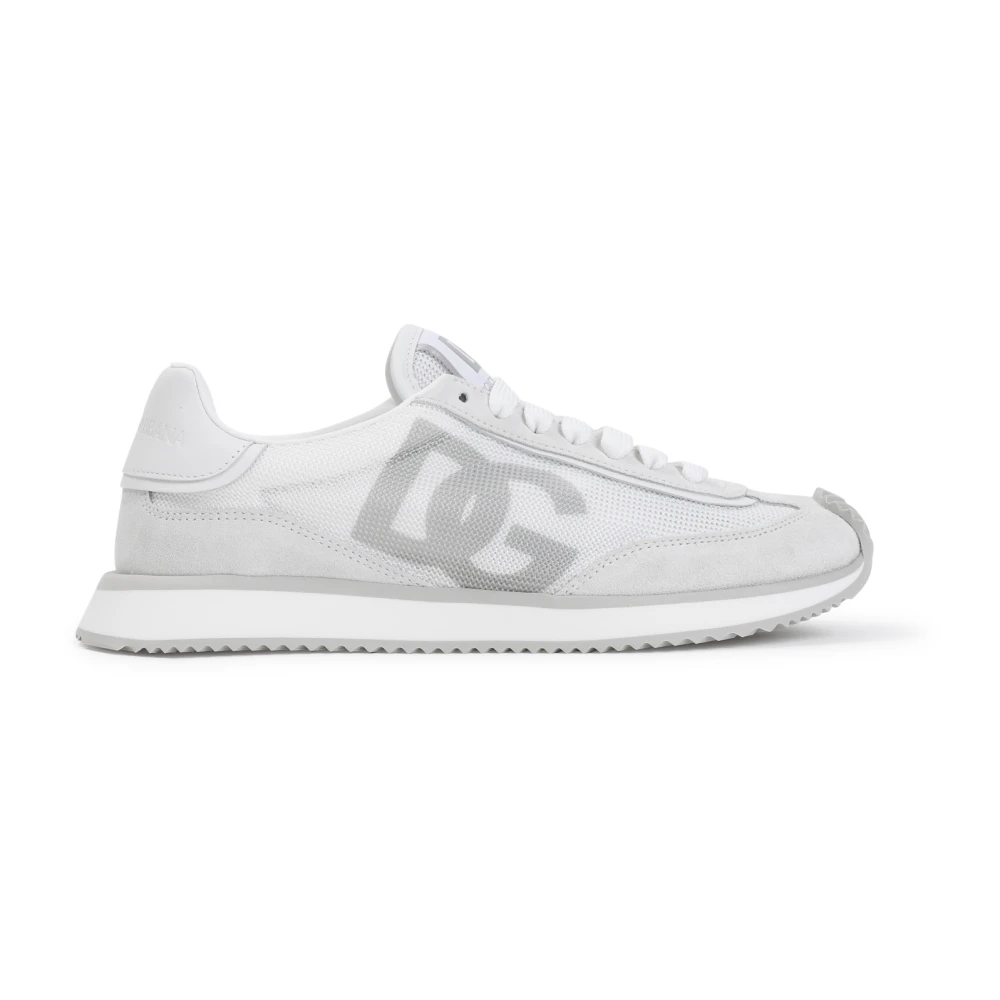 Dolce & Gabbana Women's White Trainers With Mesh Details