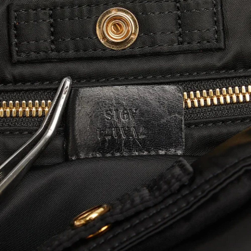 Fendi Vintage Pre-owned Nylon crossbody-bags Black Dames