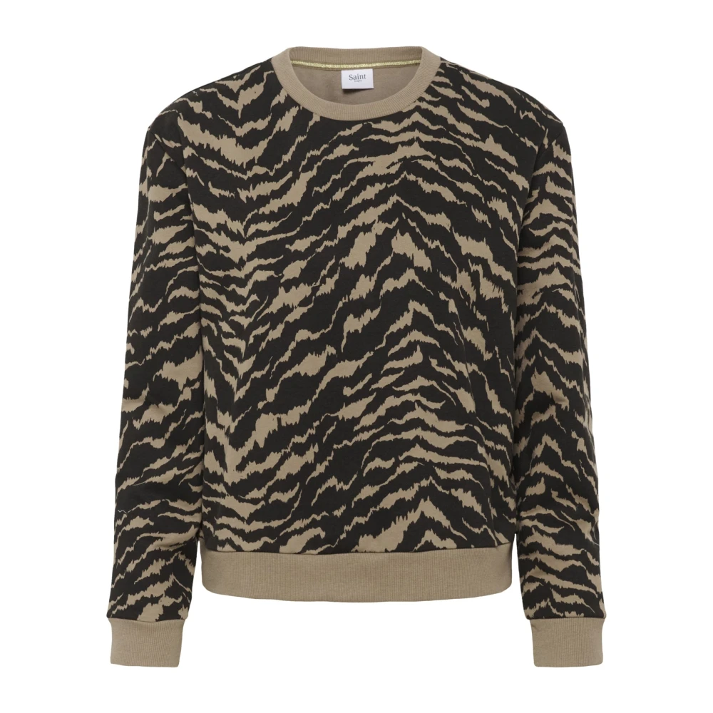 Saint Tropez Multicolor Sweatshirts, Female, Xl, Zagnasz Sweat Pullover