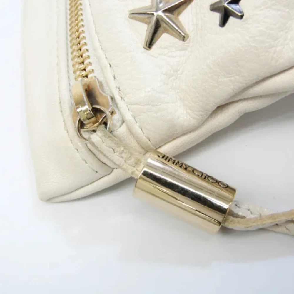 Jimmy Choo Pre-owned Leather clutches White Dames