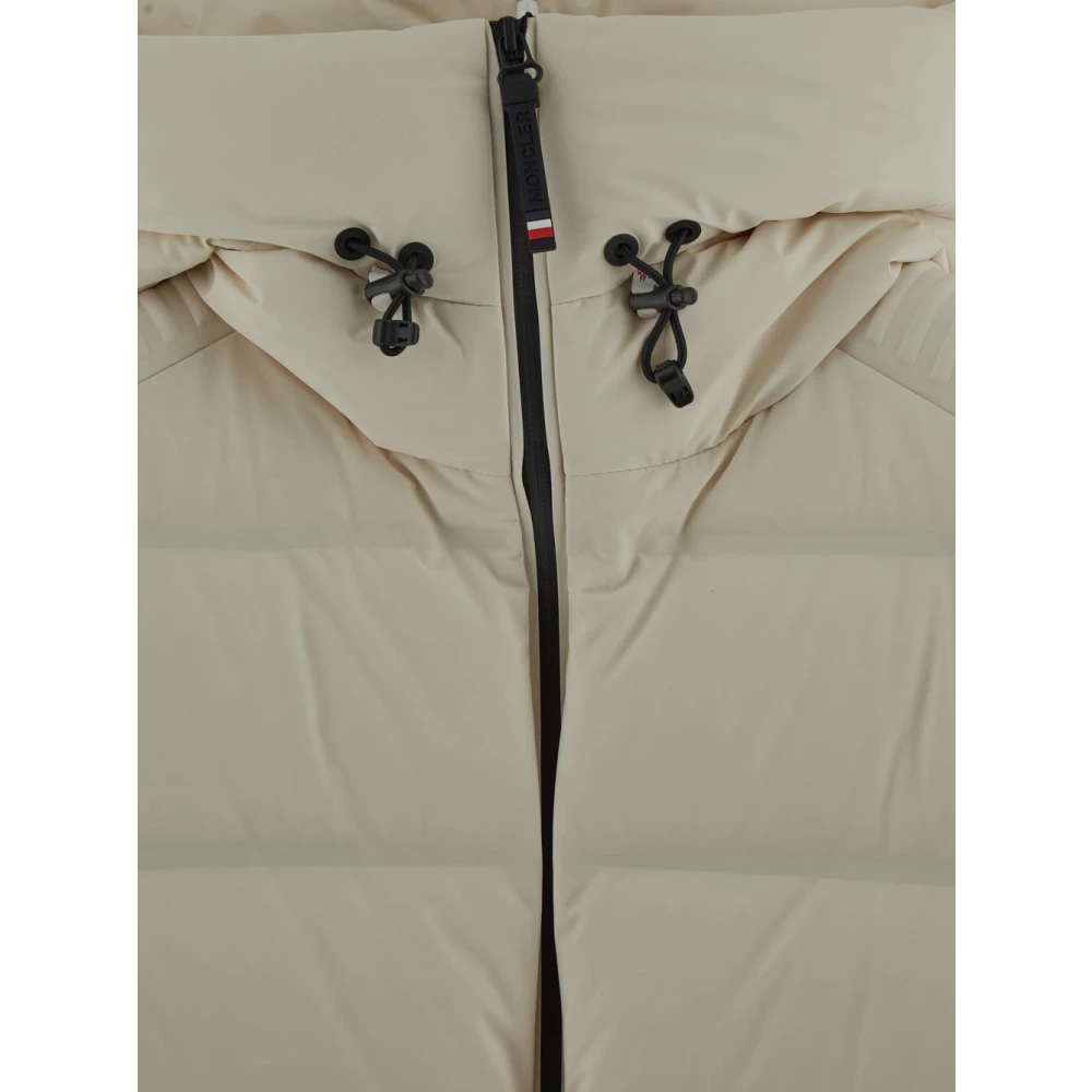 Moncler Logo Jas White Dames