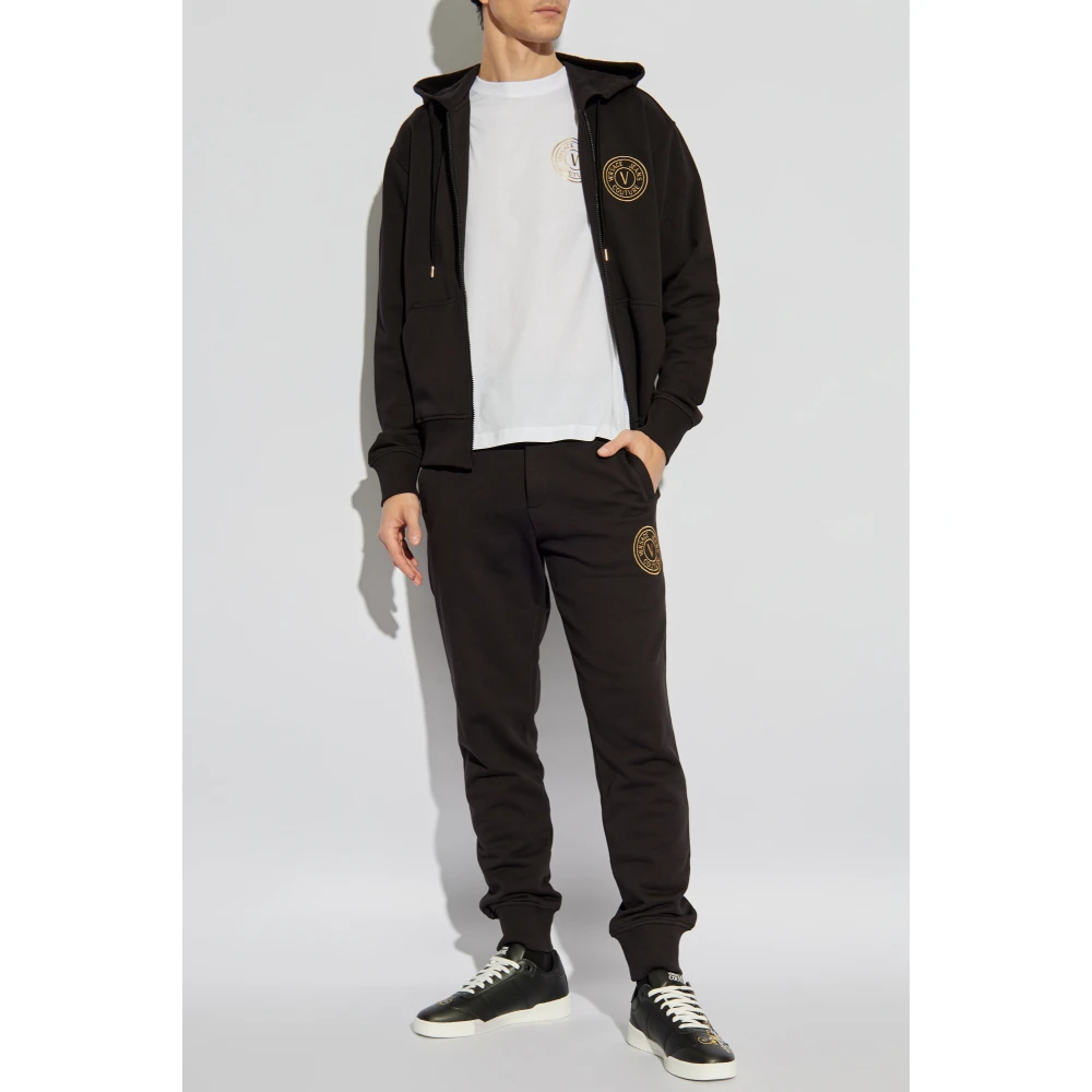 Versace Jeans Couture T-shirt met bedrukt logo White Heren