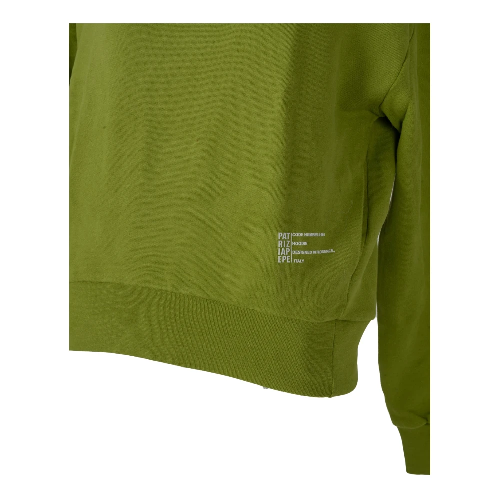 PATRIZIA PEPE Hoodie Green Dames