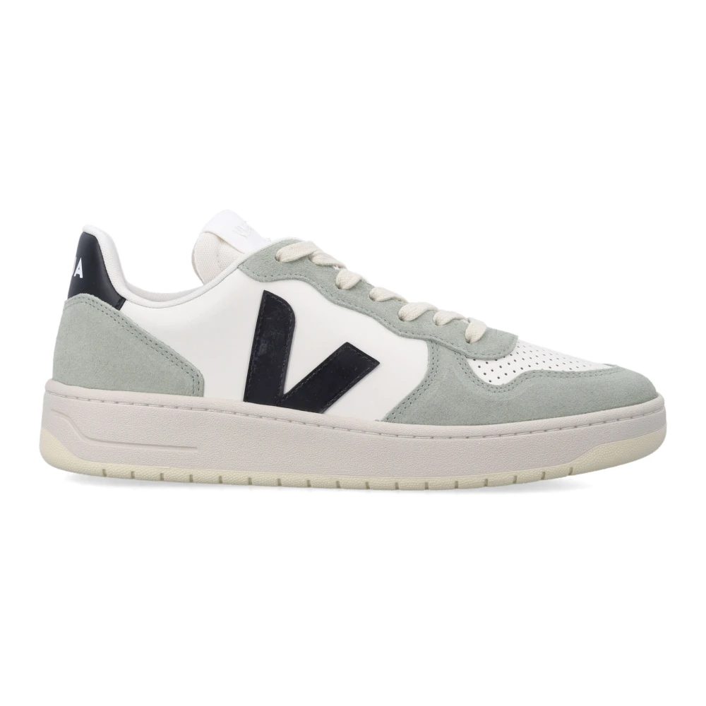 Veja Men's Multicolor V-10 Leather - Sneakers - 10 Uk - Shoes