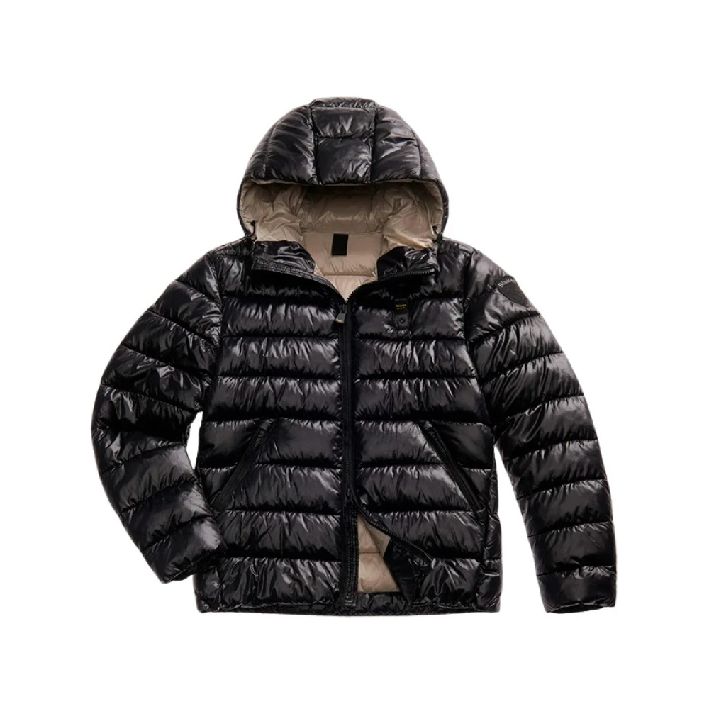 Blauer Herren Schwarz Jacken, K, Xlgröße:
