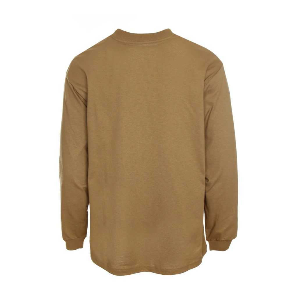 Carhartt WIP Drill Boy Langarm Grafisch T-shirt Brown Heren
