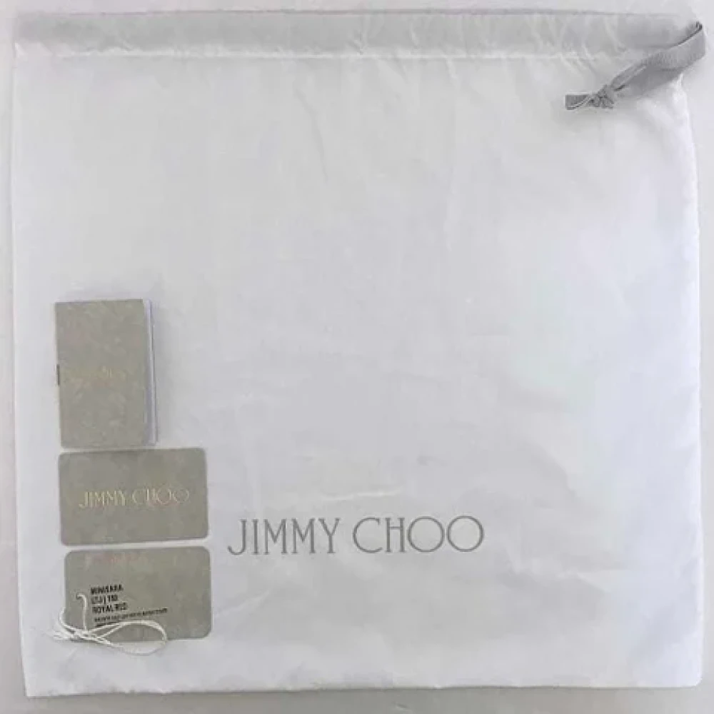 Jimmy Choo Pre-owned Fabric handbags Brown Dames
