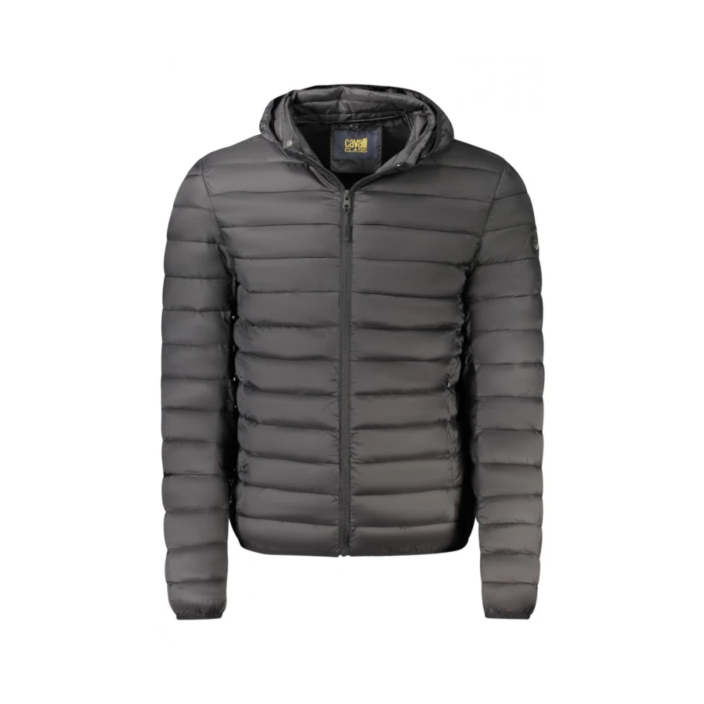 Cavalli Class Padded Hooded Jacket - Male - Winter Jackets - Black - M - Jackets