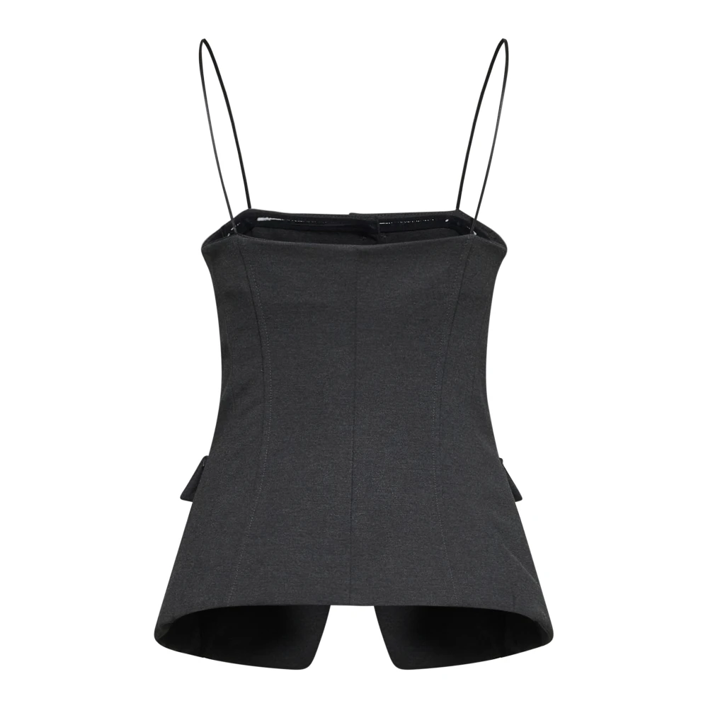 Kaos Antraciet Shirt Collectie Gray Dames