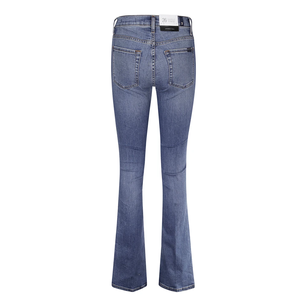 7 For All Mankind Jeans Bootcut Blue Dames