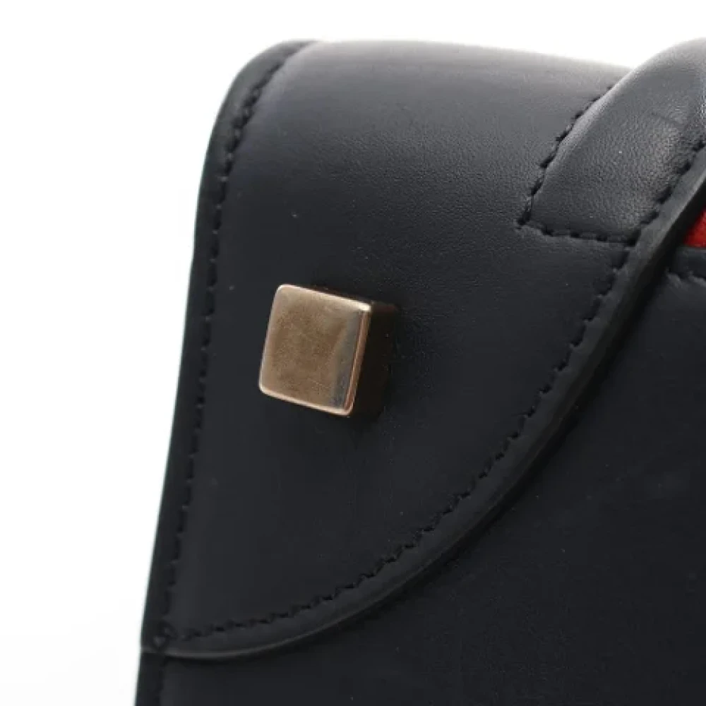 Celine Vintage Pre-owned Leather celine-bags Blue Dames