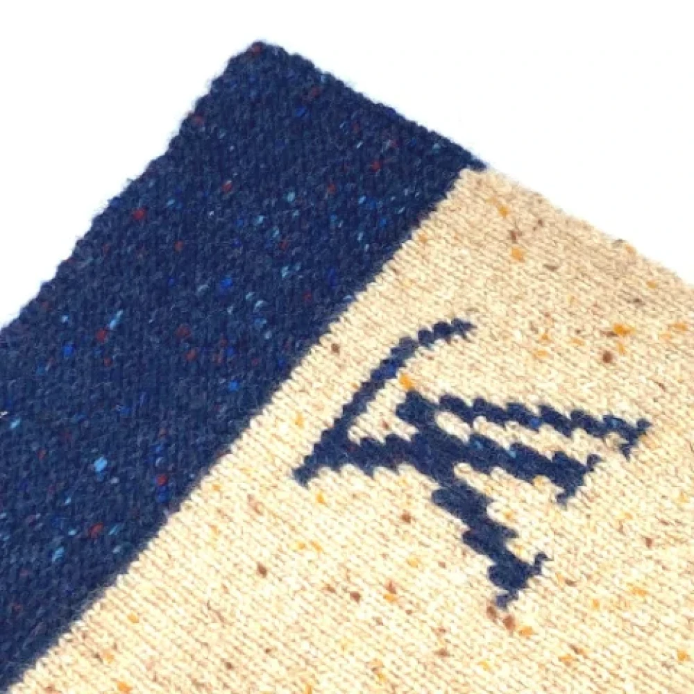 Louis Vuitton Vintage Pre-owned Fabric scarves Blue Dames