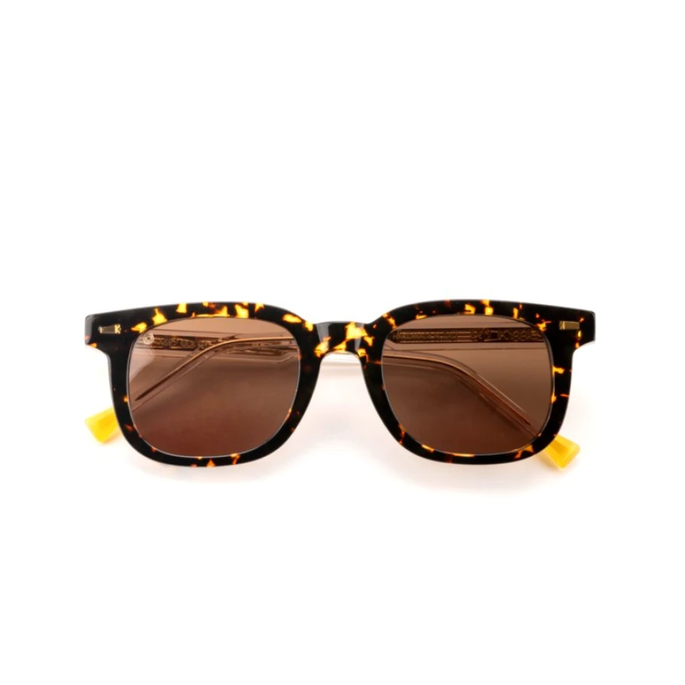 Kyme Unisex Brown Chase2 Sunglasses - Sunglasses - One Size - Accessories